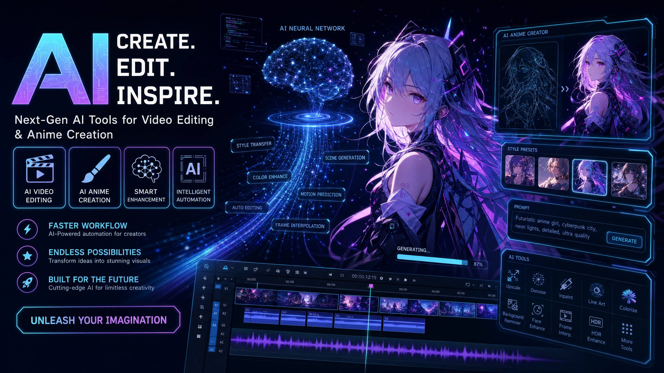 国产一区AI动漫创作工具平台